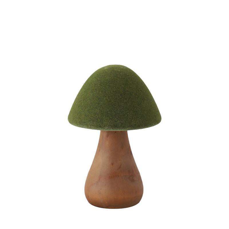 Handmade, wooden hemp rope creative small mushroom cute ornament desktop decoration home HongmingShop