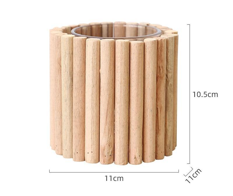 Handmade, green plant vase modern simple living room creative dining table floral art high value flower pot ornament art HongmingShop