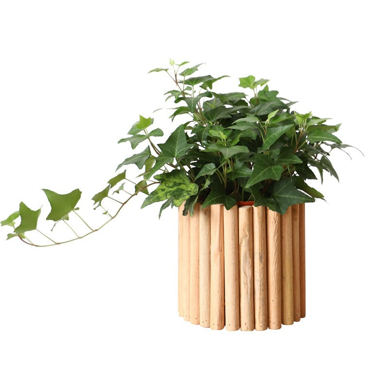 Handmade, green plant vase modern simple living room creative dining table floral art high value flower pot ornament art HongmingShop