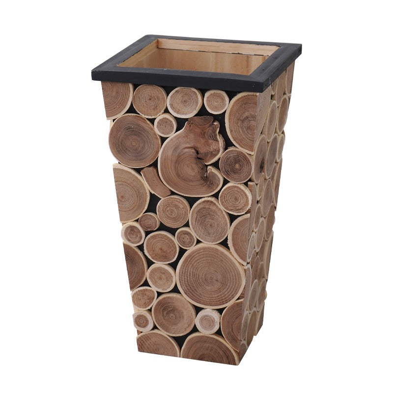 Handmade, modern minimalist wooden vase ornament living room decoration minimalist flower dryer HongmingShop