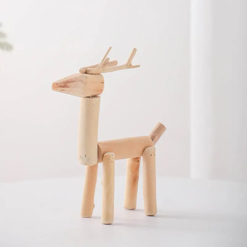 Handmade,Desktop deer ornament living room home decoration desk wine cabinet TV cabinet decoration creative gift HongmingShop