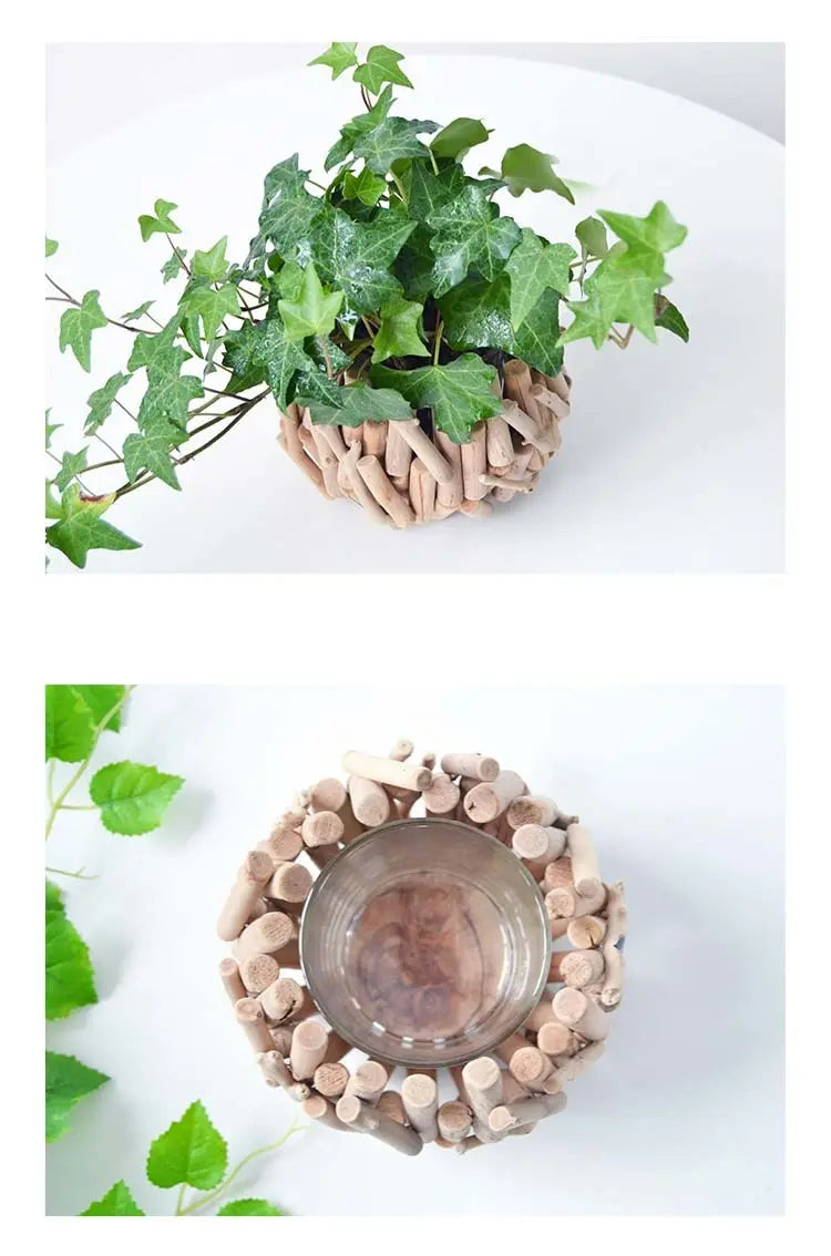 Handmade,Creative vase ornament light luxury high-end home jewelry dining table office floral art modern living room flower arrangement decoration HongmingShop