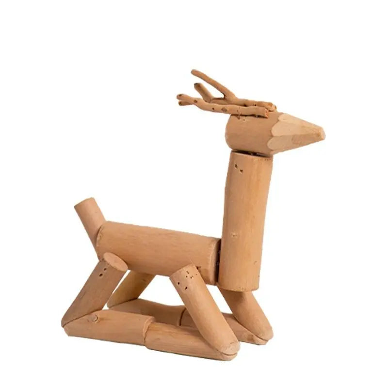 Handmade,Desktop deer ornament living room home decoration desk wine cabinet TV cabinet decoration creative gift HongmingShop