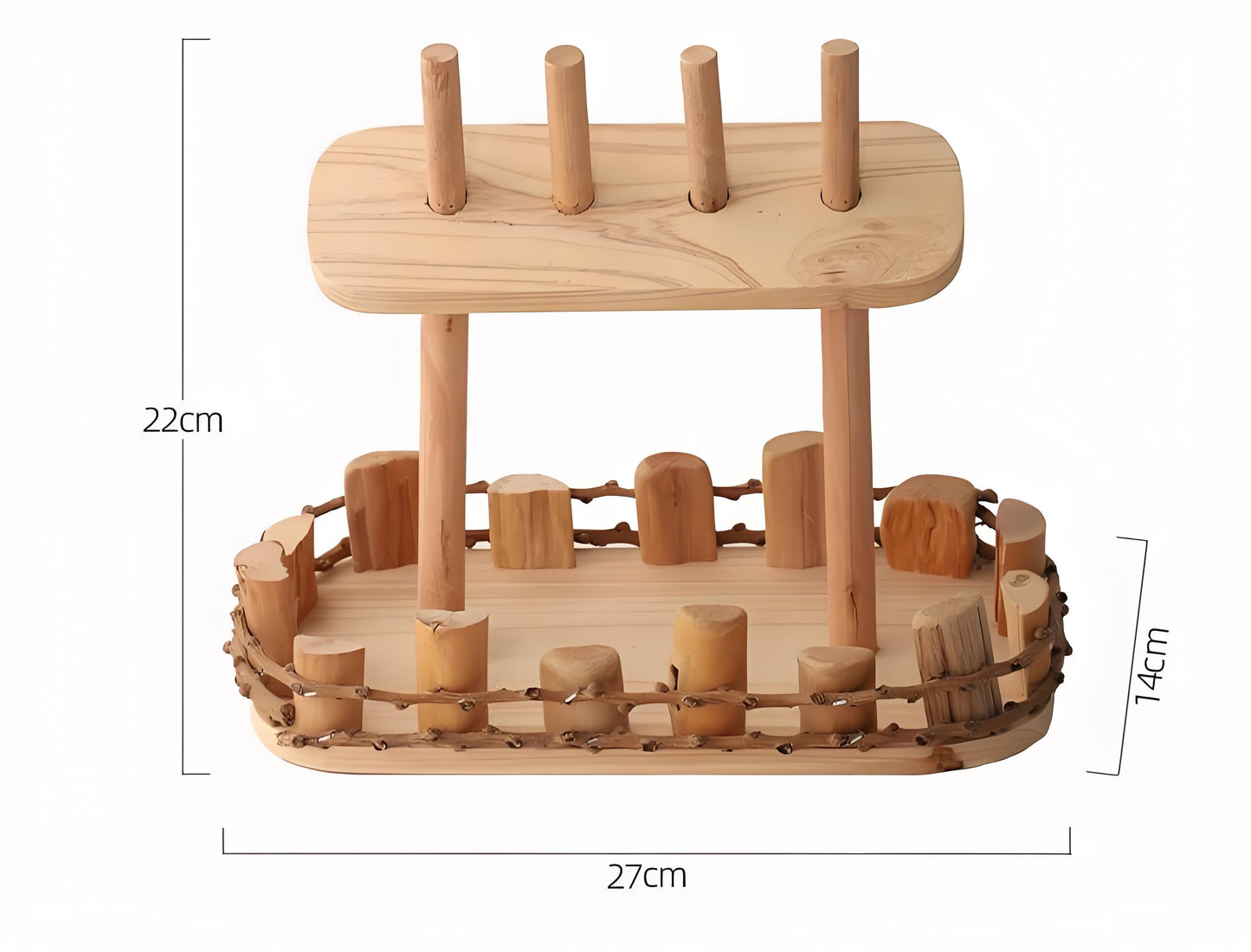 Handmade, solid wood key storage ornament door shoe cabinet shelf creative home living room handmade decoration HongmingShop