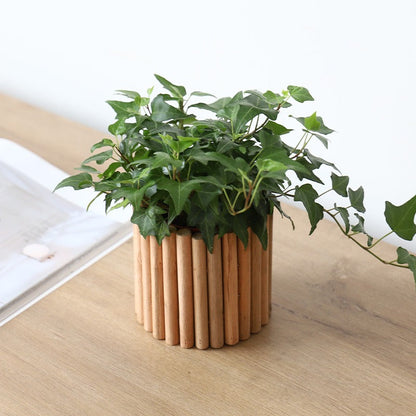 Handmade, green plant vase modern simple living room creative dining table floral art high value flower pot ornament art HongmingShop