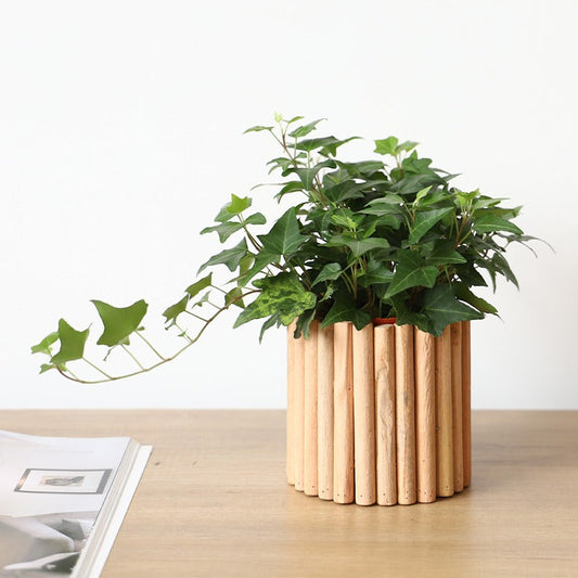 Handmade, green plant vase modern simple living room creative dining table floral art high value flower pot ornament art HongmingShop